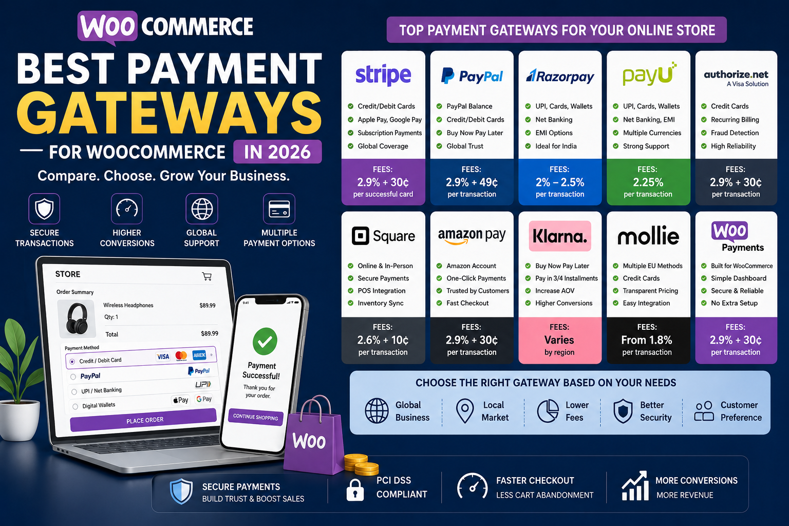 Best Payment Gateways for WooCommerce in 2026: Complete Comparison Guide