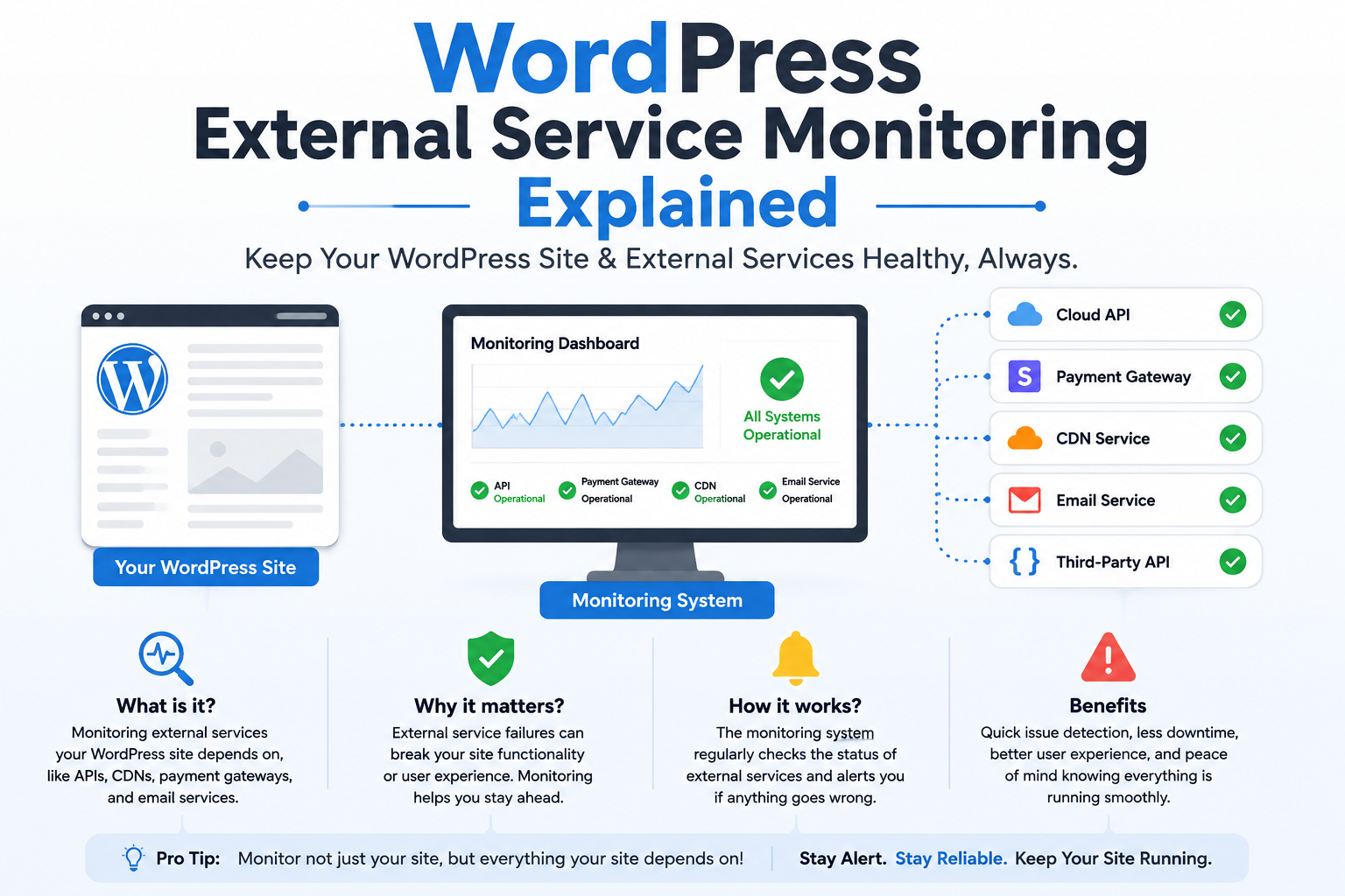 WordPress External Service Monitoring Explained