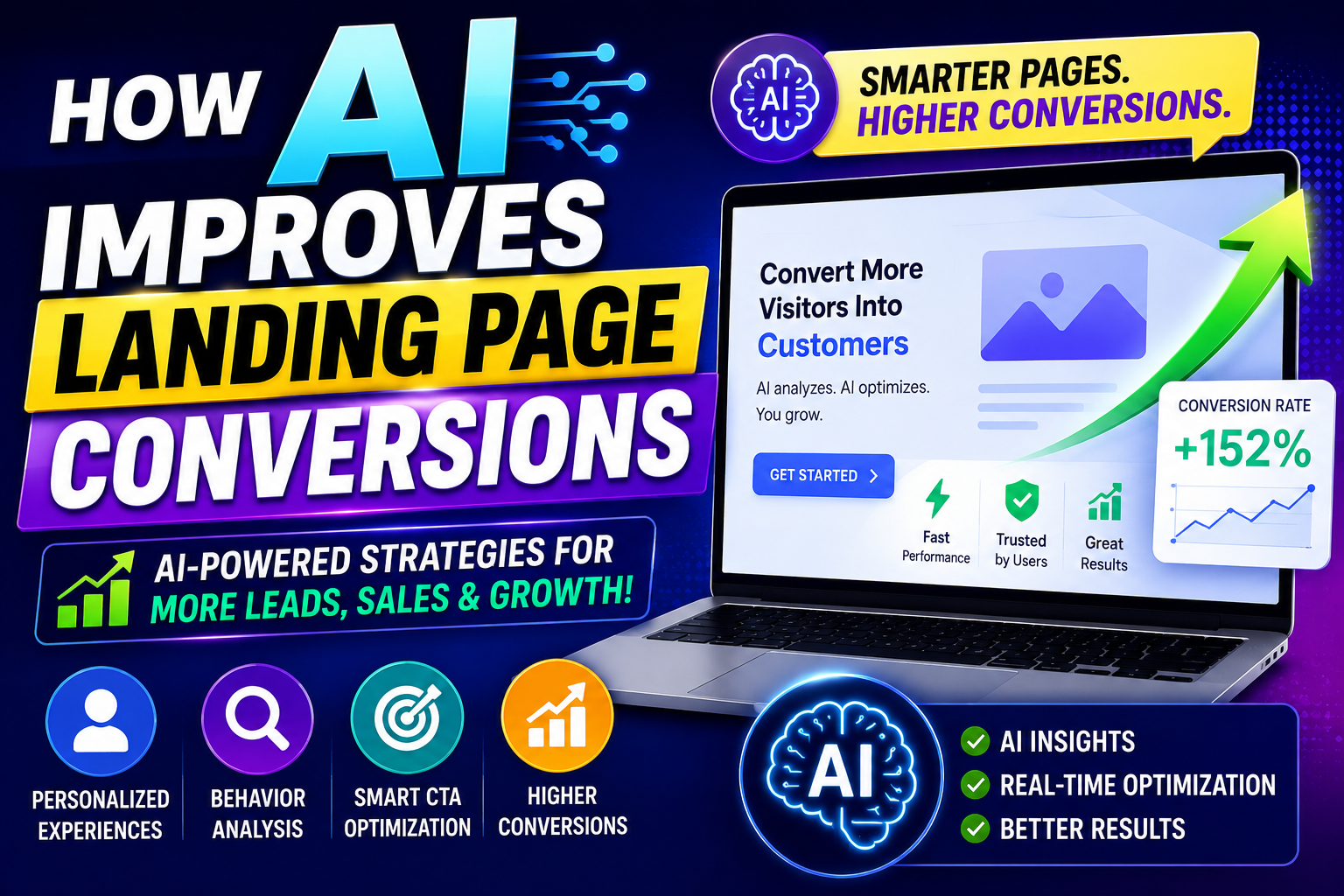 AI Improves Landing Page Conversions | AI-Powered CRO Guide