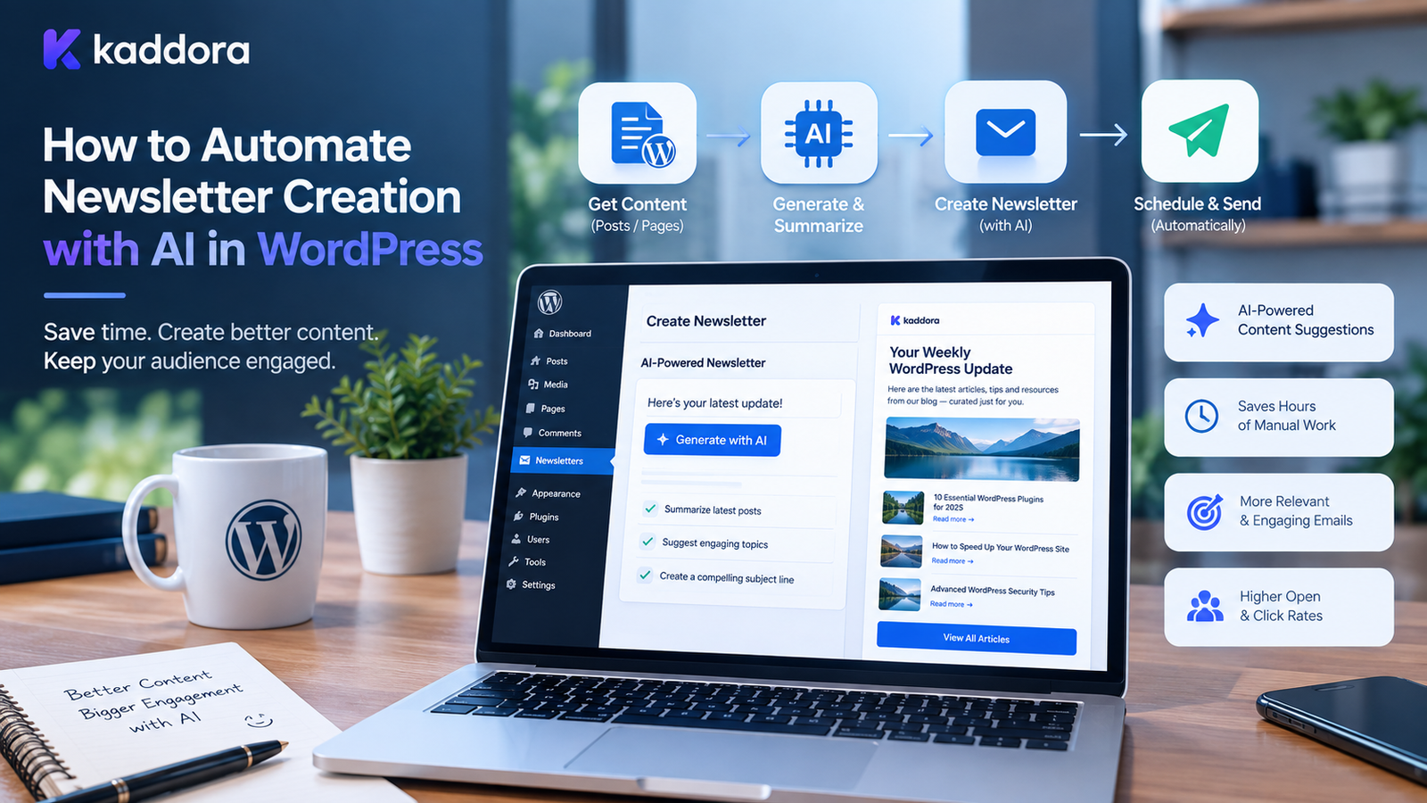 How to Automate Newsletter Creation with AI in WordPress