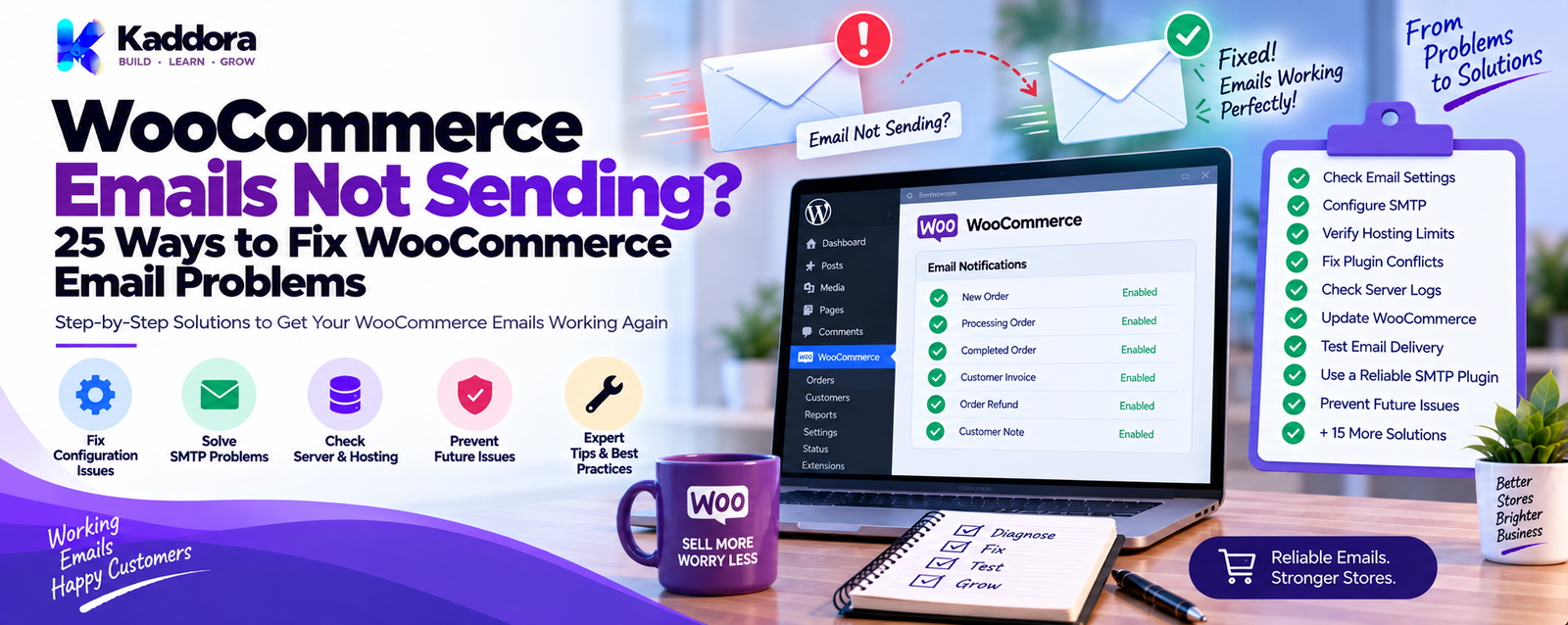 WooCommerce Emails Not Sending? 25 Ways to Fix WooCommerce Email Problems