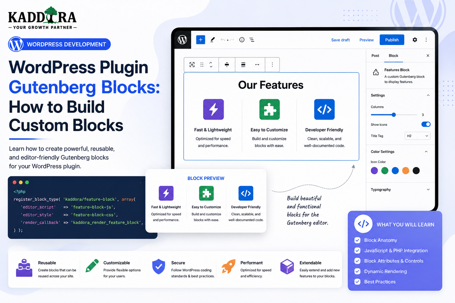 WordPress Plugin Gutenberg Blocks: How to Build Custom Blocks