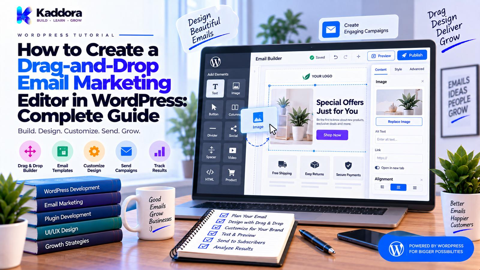How to Create a Drag-and-Drop Email Marketing Editor in WordPress: Complete Guide