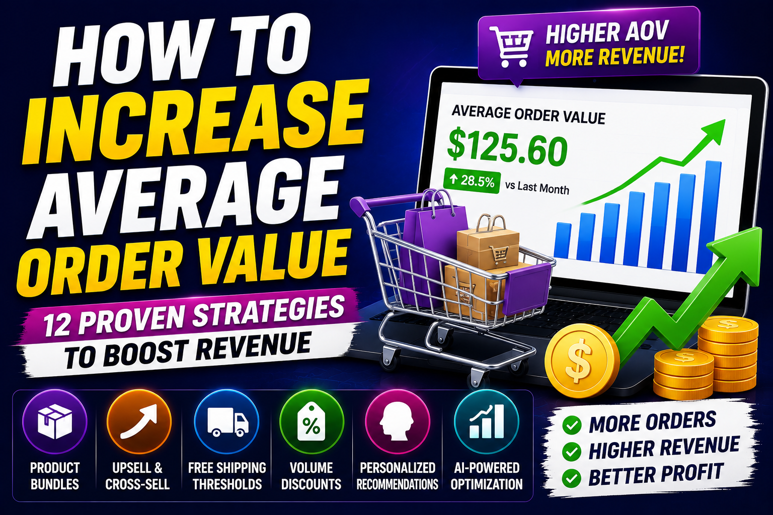 How to Increase Average Order Value | 12 Proven AOV Strategies