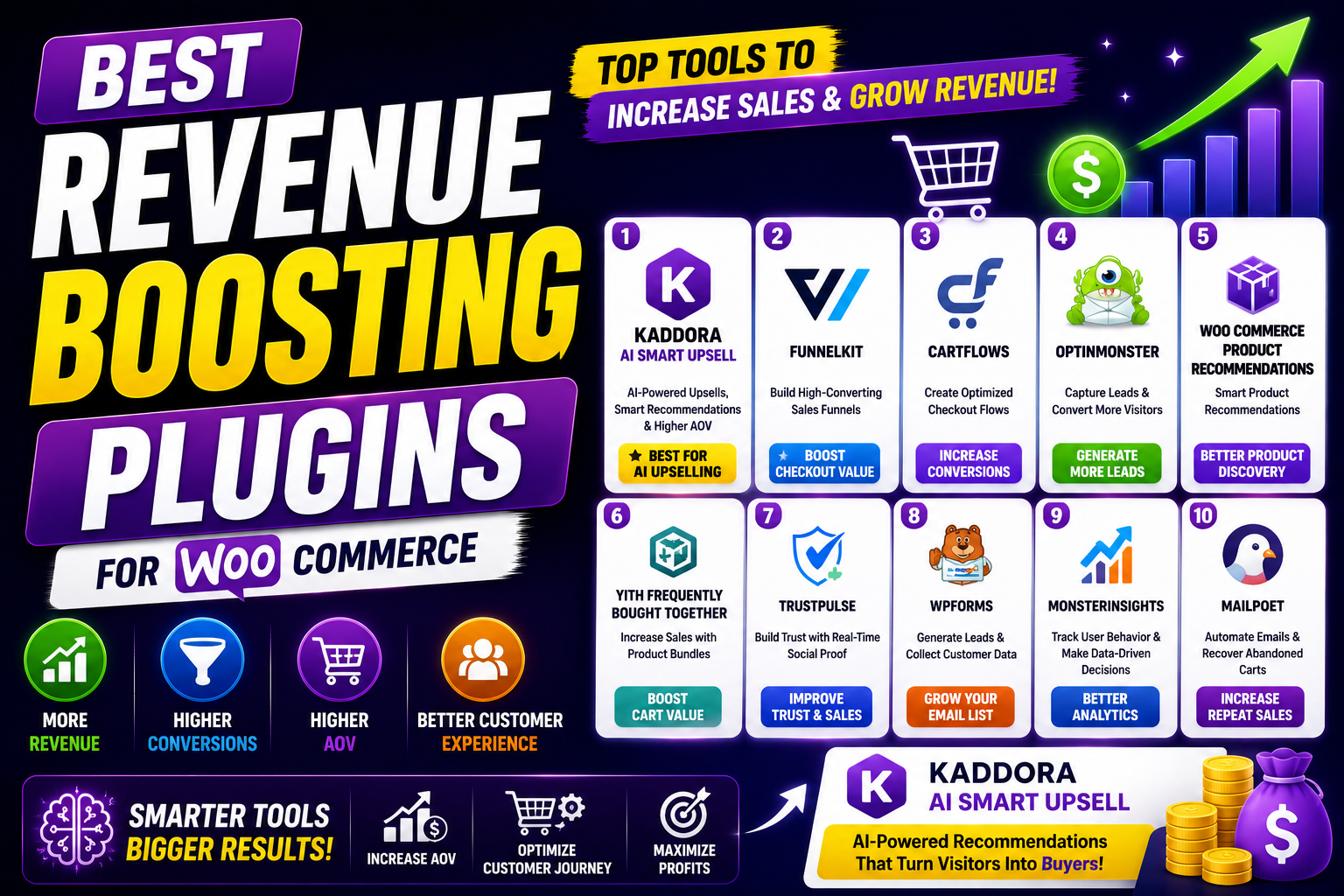 Best Revenue Boosting Plugins for WooCommerce in 2026