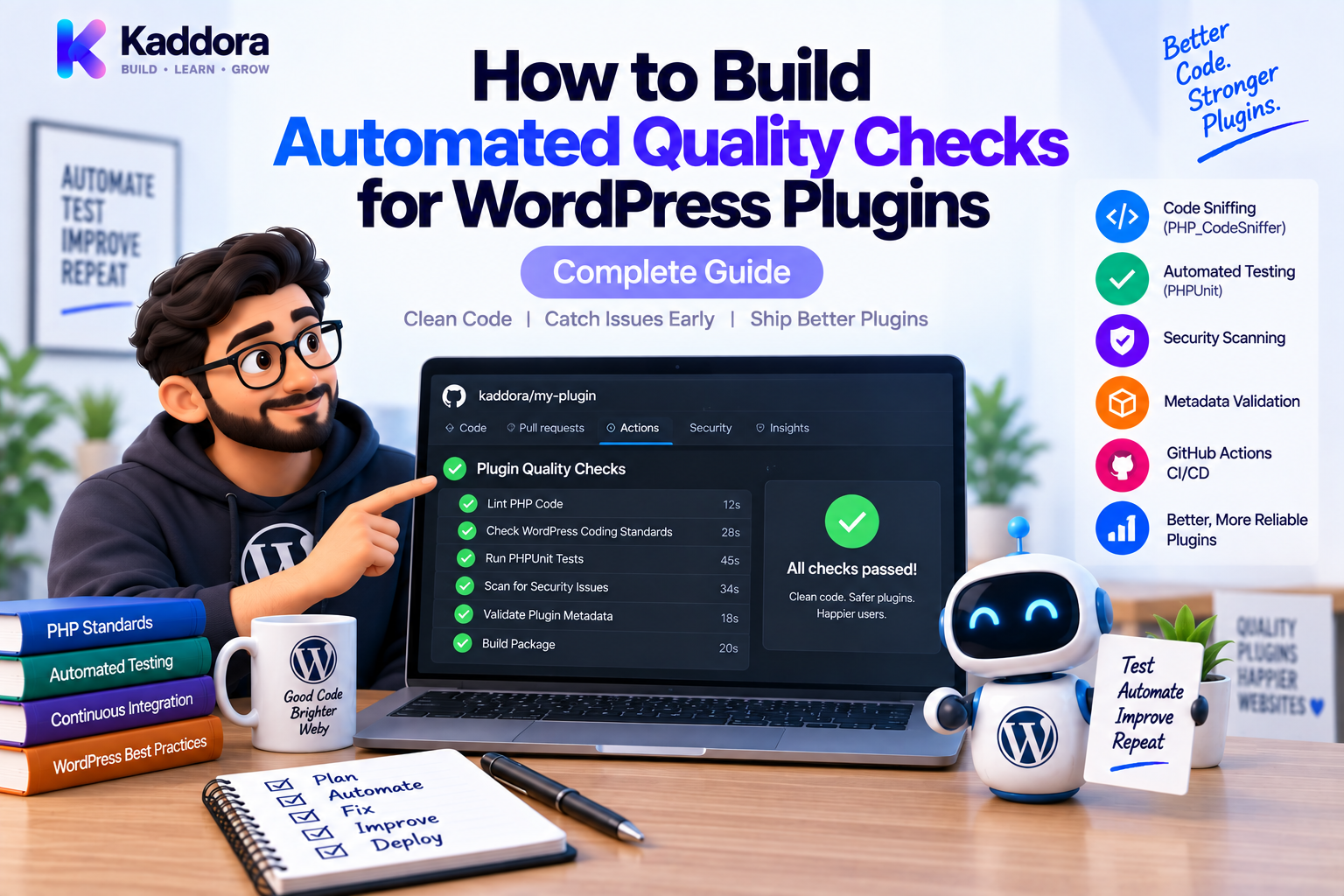 How to Build Automated Quality Checks for WordPress Plugins