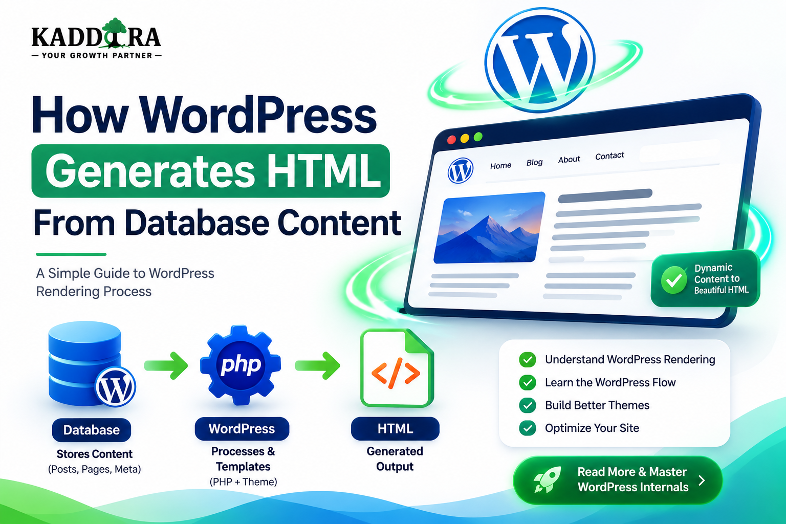 How WordPress Generates HTML From Database Content