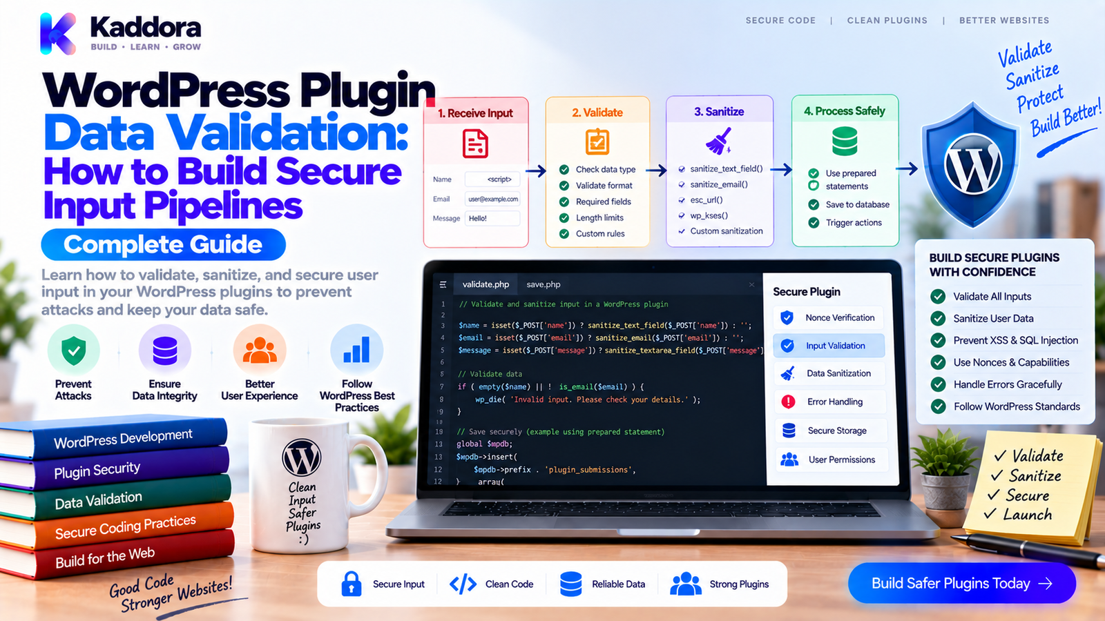 WordPress Plugin Data Validation: How to Build Secure Input Pipelines