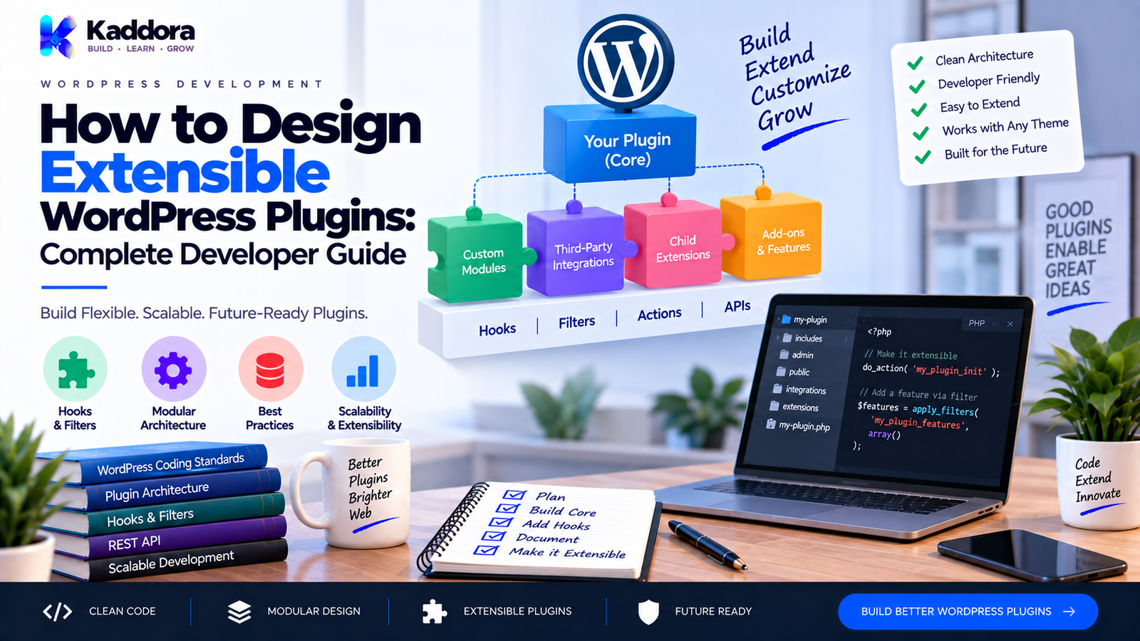 How to Design Extensible WordPress Plugins: Complete Developer Guide