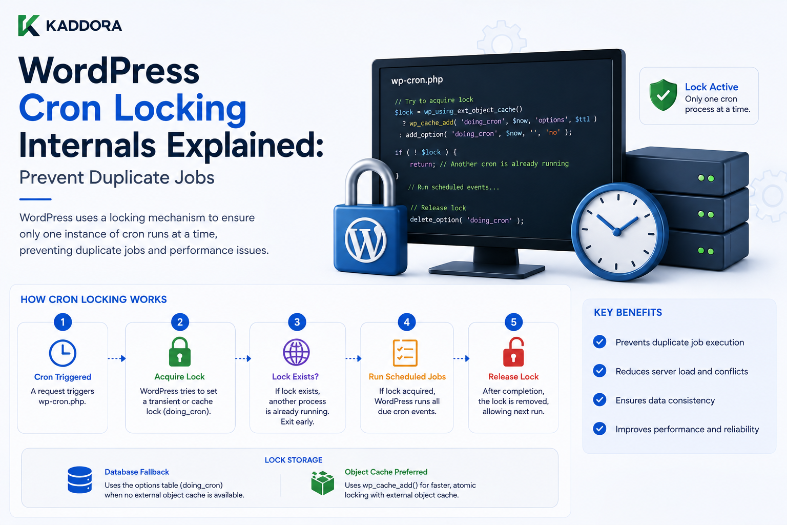 WordPress Cron Locking Internals Explained: Prevent Duplicate Jobs
