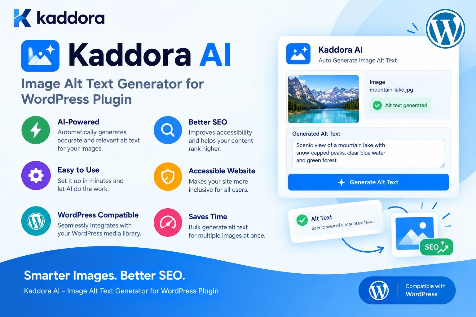 Kaddora AI – Image Alt Text Generator for WordPress Plugin