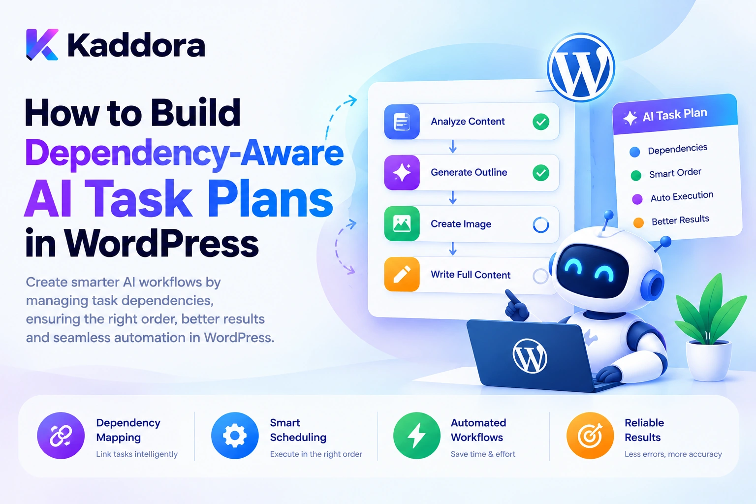 How to Build Dependency-Aware AI Task Plans in WordPress