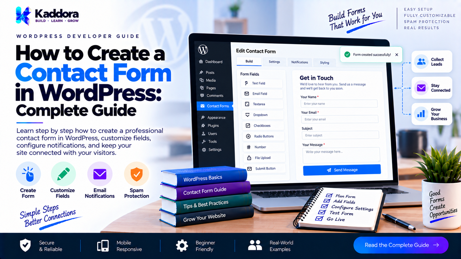 How to Create a Contact Form in WordPress: Complete Guide