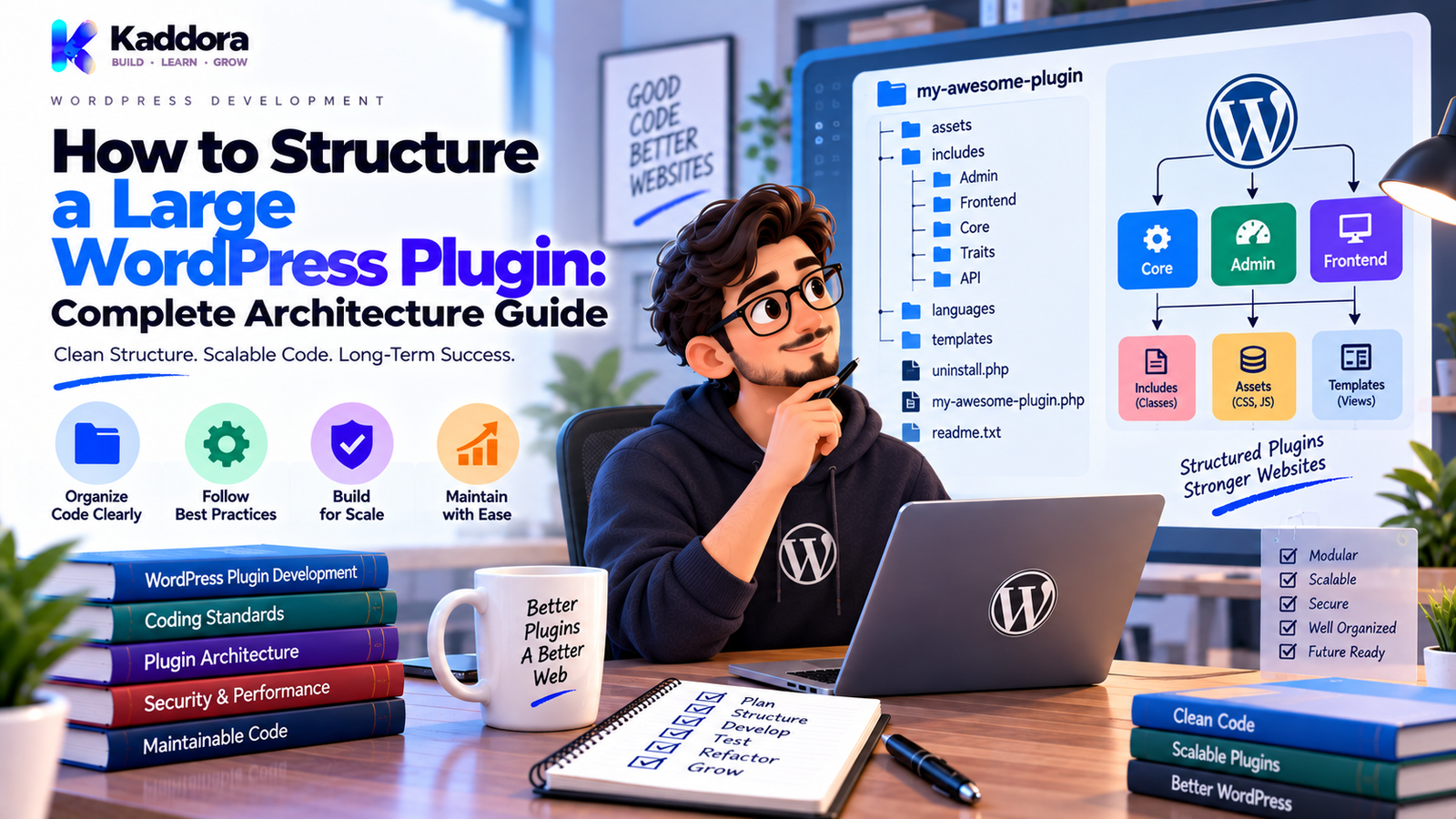 How to Structure a Large WordPress Plugin: Complete Architecture Guide