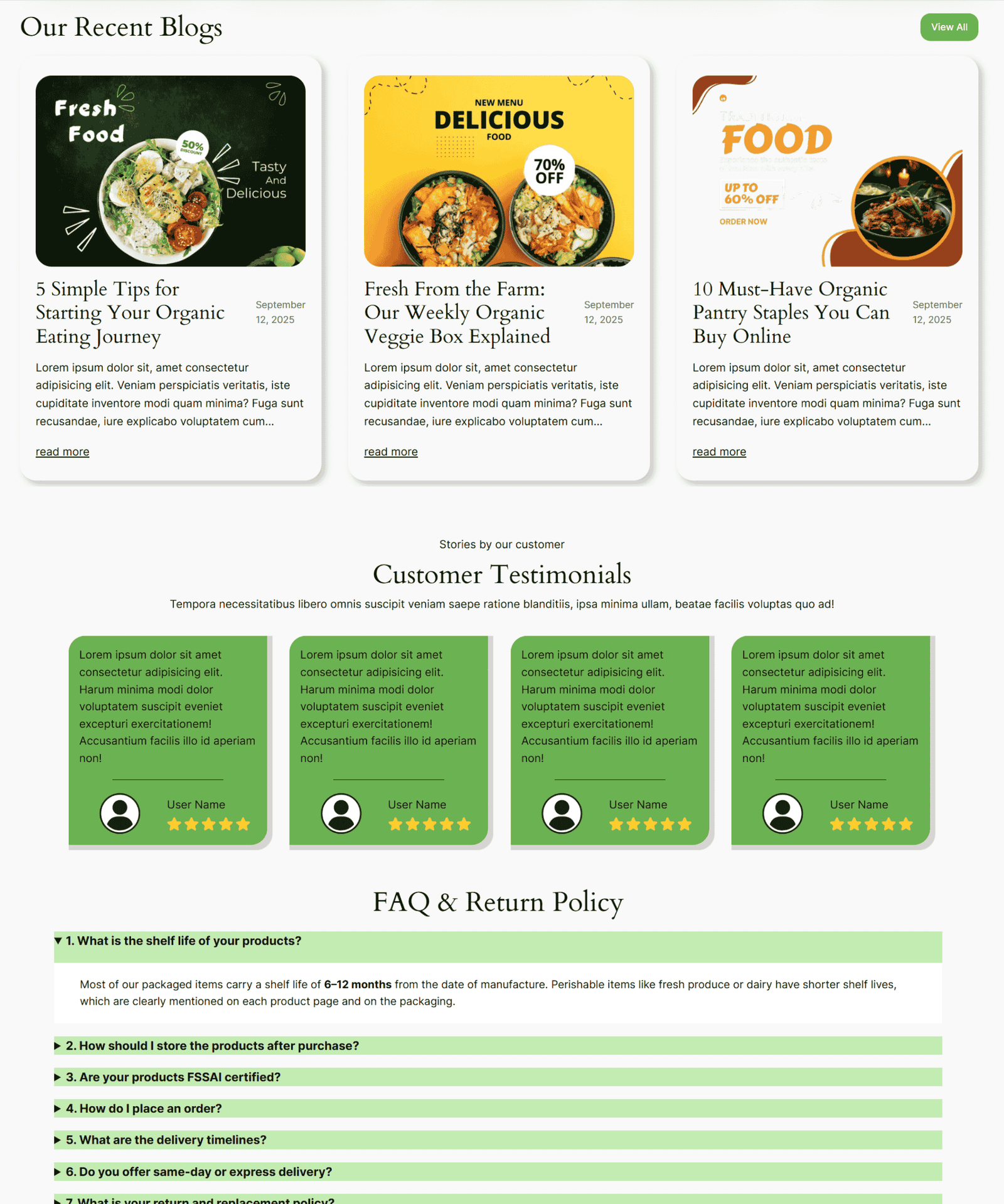 Organic Food & Farm Multipurpose WooCommerce Responsive WP Theme