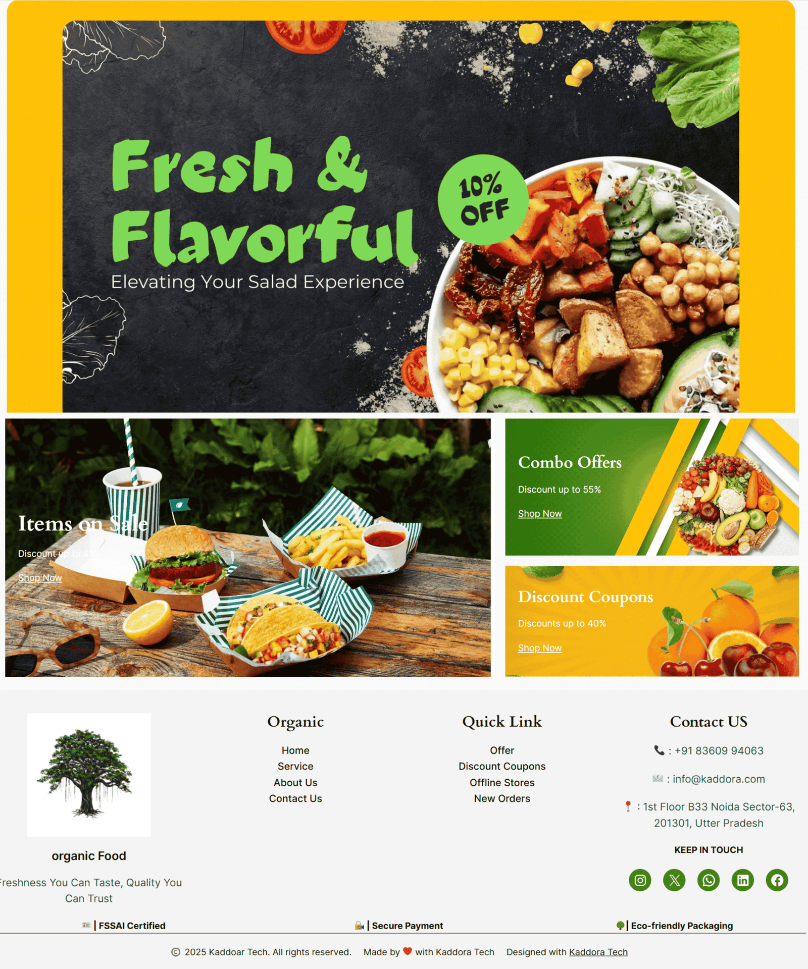 Organic Food & Farm Multipurpose WooCommerce Responsive WP Theme