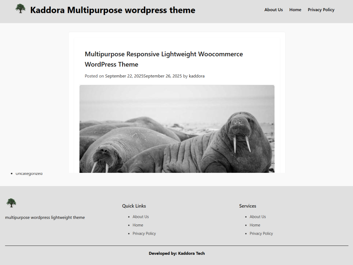 Kaddora – Multipurpose Responsive Lightweight WooCommerce WordPress Theme - Image 4